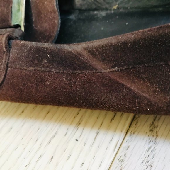 Stuart Weitzman Brown Suede Loafer - Picture 7 of 9